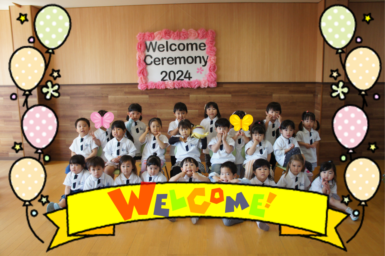 Welcome Ceremony(入園式)☆Kindy1(年少クラス)