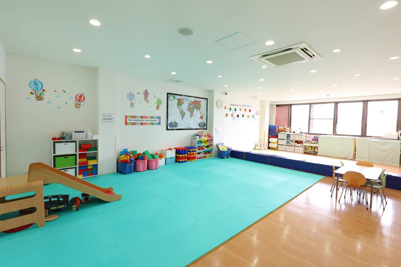 のびのびと遊べるプレイエリア