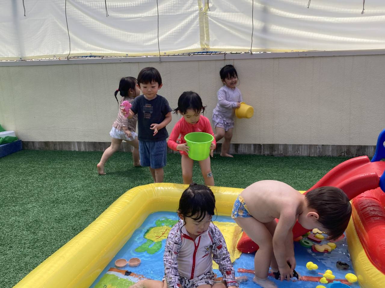 Having a ‘Splash-ing’ Pool Time!☆Preschool