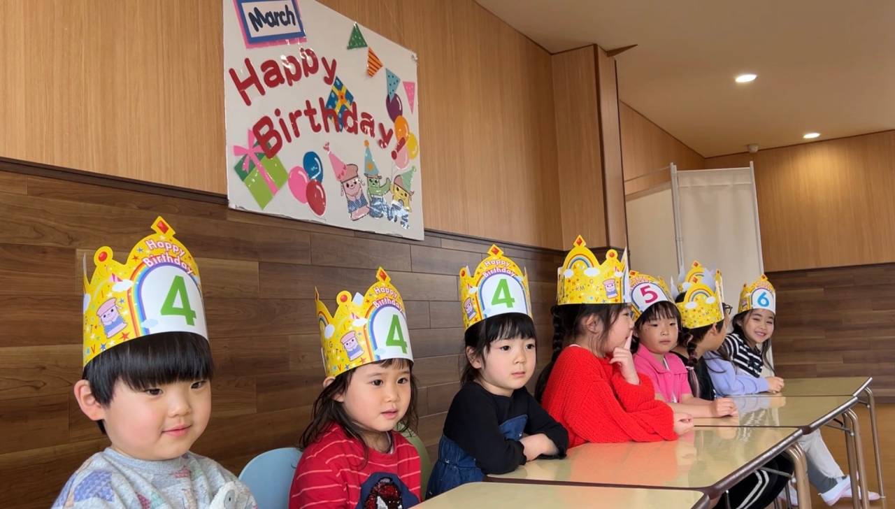 March Birthday Party! (お誕生日会) ☆ Kindyクラス(年少・年中・年長クラス)