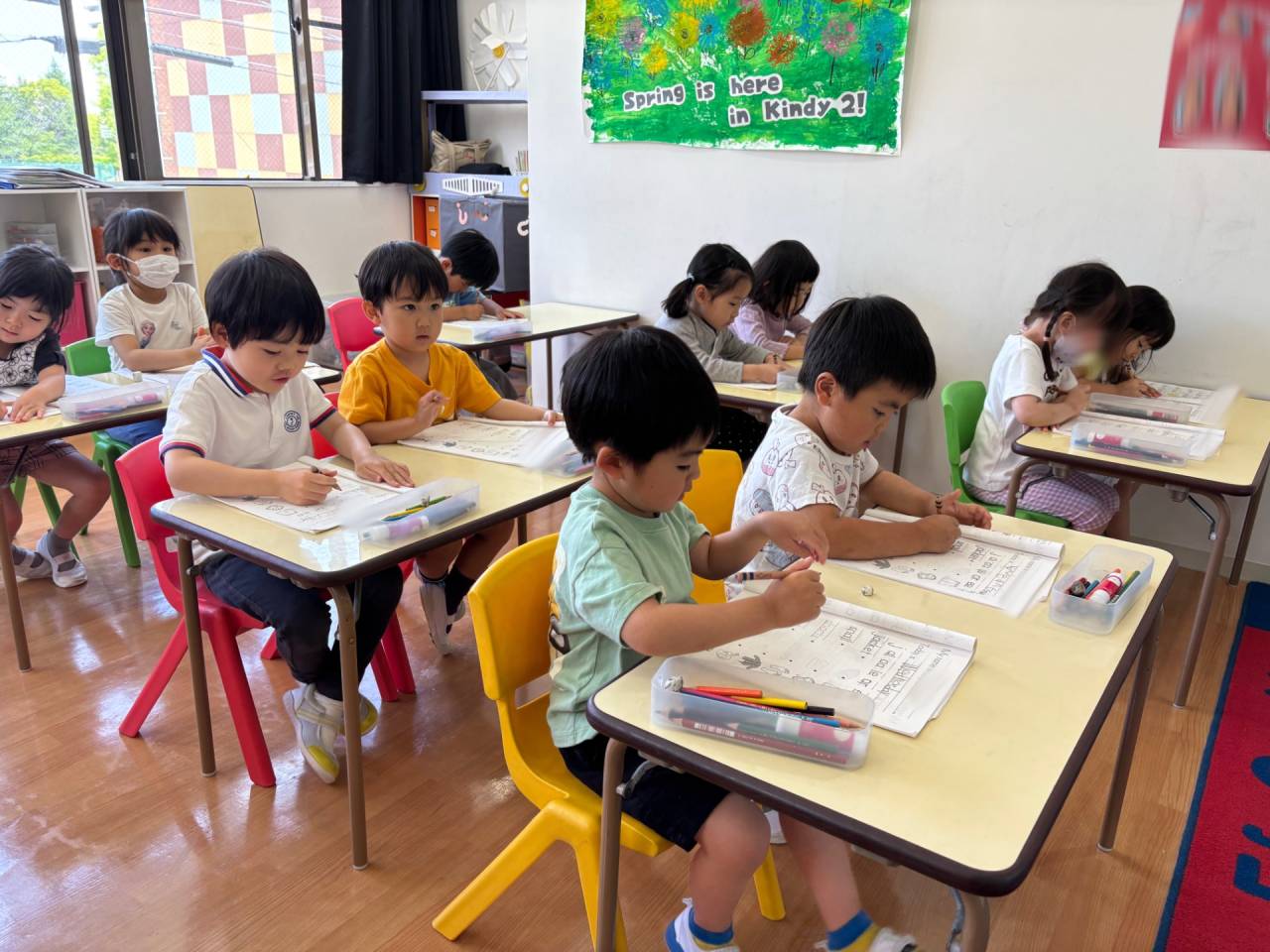 Language Arts in May (読み書きの練習5月編)☆Kindy 2 (年中クラス)