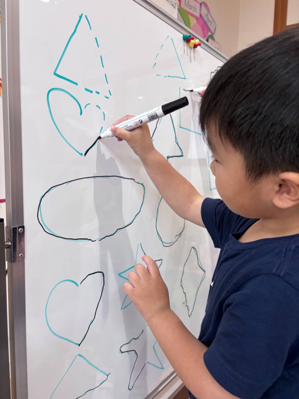 Snip, Snip, Hooray! Creating Fluffy Shape Clouds - Kindy 1