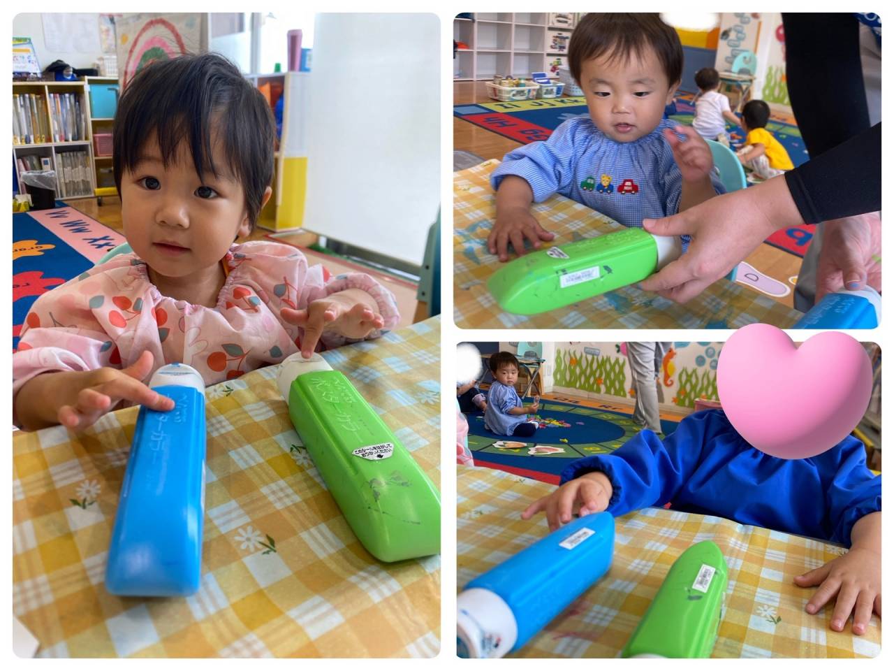 Happy Father’s Day and our theme for this month♪(父の日と今月のテーマ♪)☆Small Kids(1歳児クラス)
