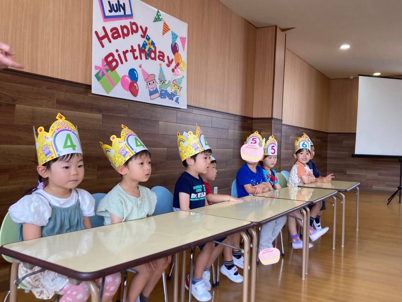 July Birthday Party!(お誕生日会)☆Kindyクラス(年少・年中・年長クラス)