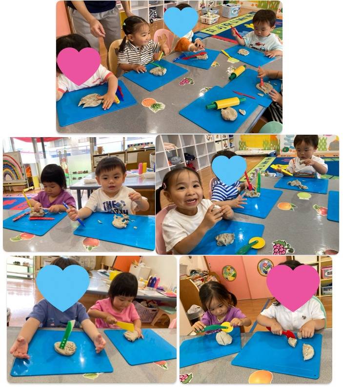 Let's play with play dough ☆ Small Kids